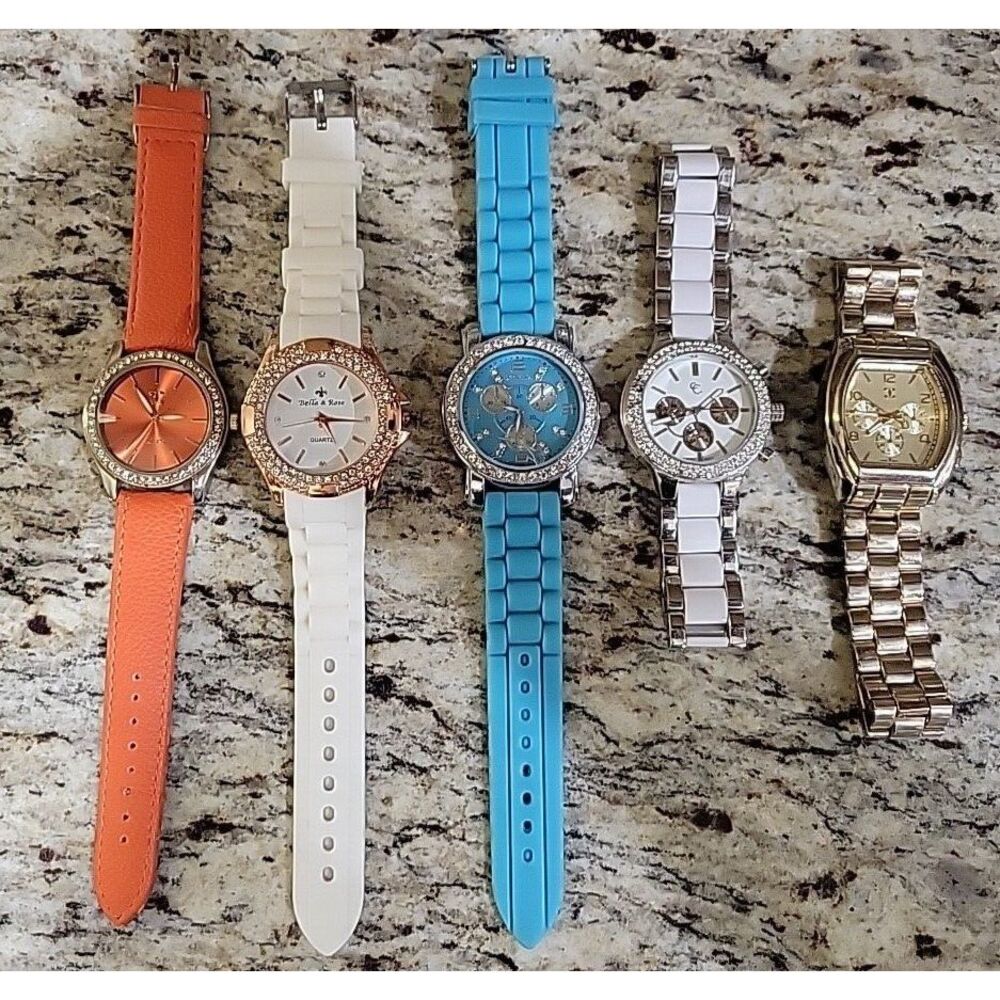 Lot of 5 Charming Charlie‎ and 5 fashion watches
